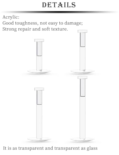 Kridzisw 16G 18G Clear Plastic Push in Lip Labret Medusa Monroe Nose Piercing Retainers for Surgery Sport Work Bioflex Flat Back Tragus Helix Catilage Conch Earrings for Women Men 6mm 8mm 10mm 12mm3