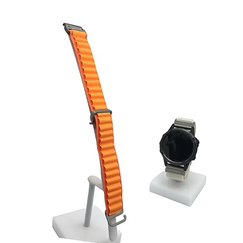 Image of Premium Nylon Strap 22mm for Garmin Forerunner 945, Fenix 5, 6, 7 Smartwatch - Alpine Loop