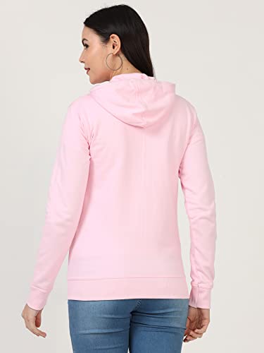 Image of Ideation Women's Cotton Full Zipper Sweatshirt Hoodies with Kangaroo Pocket