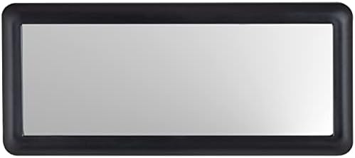 Custom Accessories 70003 Black Deluxe Visor Mirror