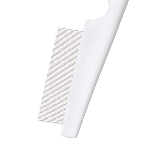ZALING Pet Comb Flea Comb Dense Tooth Comb Pet Supplies,White - Image 4