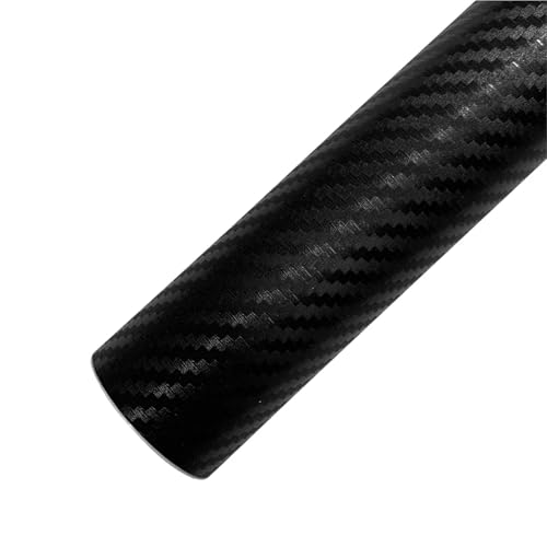 Film adhésif en fibre de carbone noire 3D pour voiture et moto 20x152cm