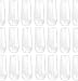 38 count 10 oz Unbreakable Plastic Wine Champagne Glasses Elegant Durable Reusable Shatterproof Indoor Outdoor Ideal for Home, Office, Bars, Wedding, Bridal Baby Shower