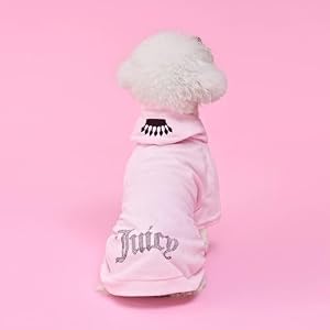 Juicy Couture Bling Velour Pet Hood...