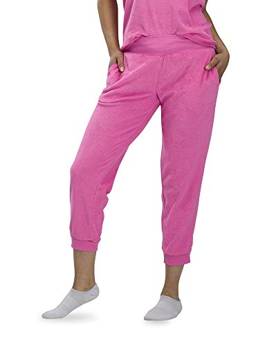 HUE Jogger Bas de Pyjama Femme Ample Pantalon Loungwear Fluide