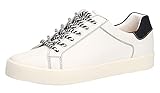Sohlenmaterial: Synthetik CAPRICE 23203-22 Damen sportlicherSchnürer,Halbschuh,Schnürschuh,Strassenschuh,Sneaker,sportlich,modisch,Freizeitschuh,Wechselfußbett,(104) White NAP.Mult,42 EU