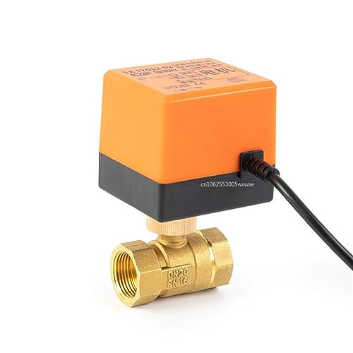 Électrovanne d'eau 2 voies DN20 vanne à bille électrique 3 fils