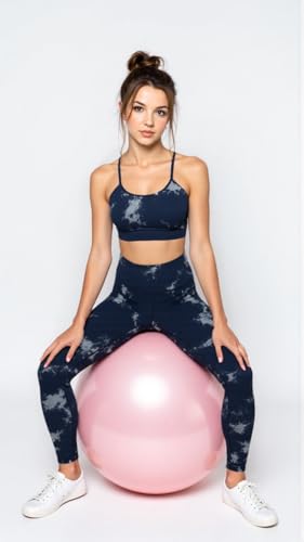 2 Piece Workout Sets for Women Seamless Workout Sets with Zip Bra Butt Lifting Leggings Waist Yoga Leggings Sets4