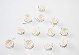  Haarschmuck - Curlie - 12 Haarspiralen mit Rosen Farbe beige (creme) Hochzeit Braut