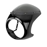 GErnie Motorcycle 7inch Universal Front Mask Headlight Fairing Cover Compatible with SV1000 Inazuma 400 GSX400 Impulse