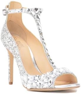 Jewel Badgley Mischka Conroy Metallic Glitter Evening Shoe - Image 2