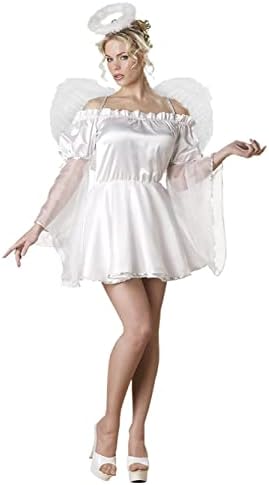 Redstar White Angel Fairy Wings And Halo - White Angel Halloween Fancy Dress Costume Party Christmas Nativity Panto