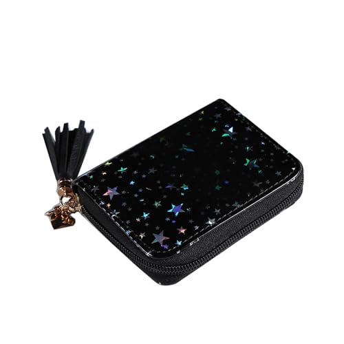 Hologram Star Wallet for Women Girls Small Short PU Leather Card Holder Coin Purse3