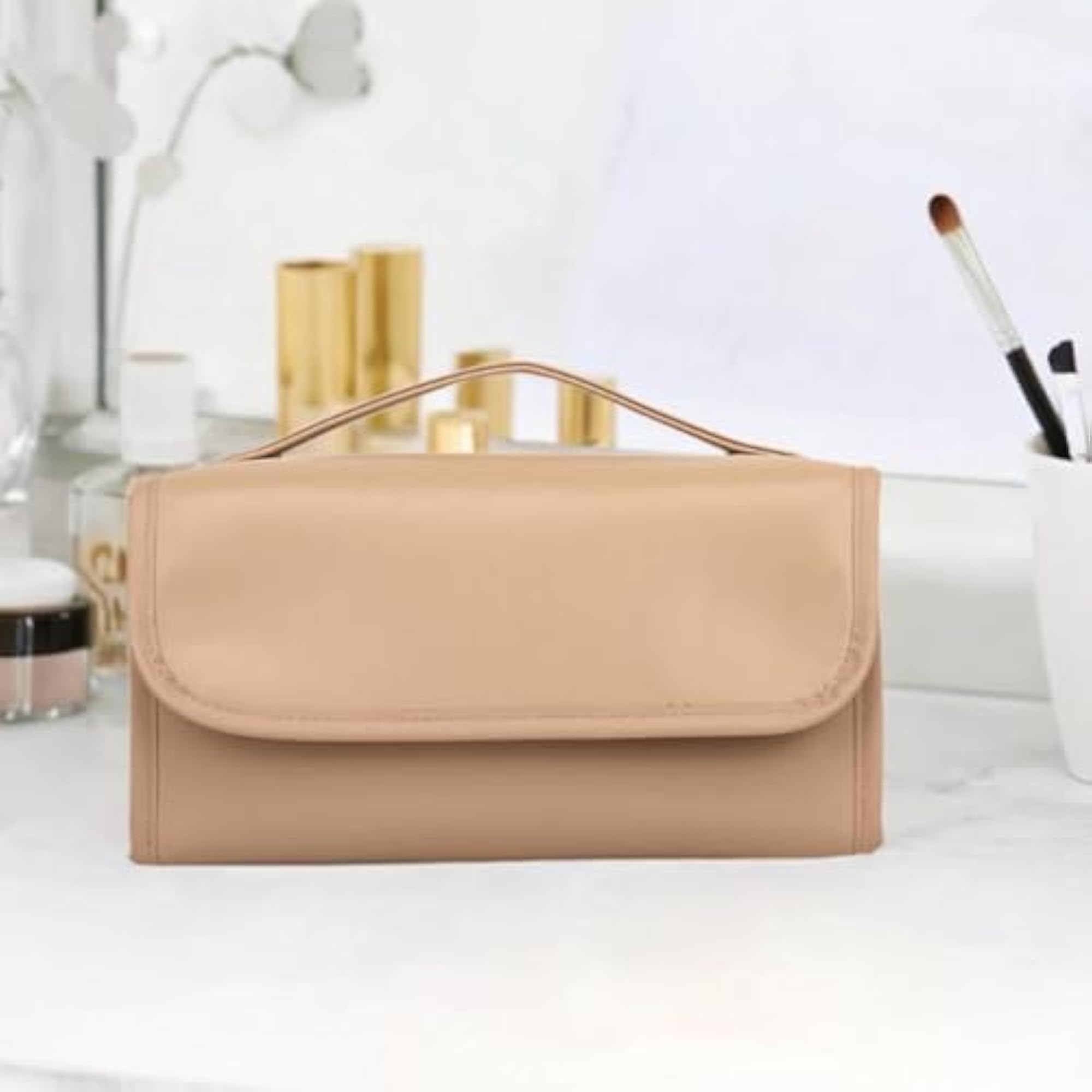 Large Capacity Travel Makeup Bag Cosmetic Organizer