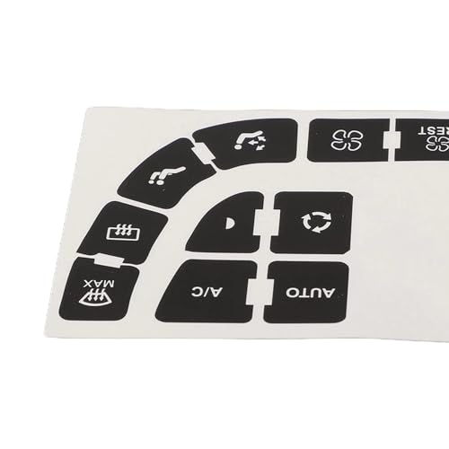 Reparar botones aire acondicionado Citroën C4 Grand Picasso con pegatinas de control 5