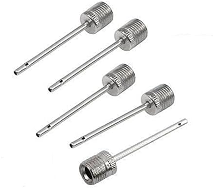 PremierAdapter Inflating Pump Needle for Ball Football Rugby Volleyball Netball Valve Adaptor, 5 PCS (TY95)