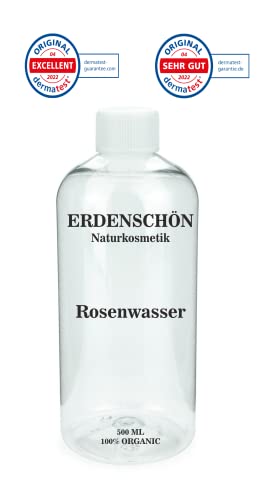 Erdenschön Naturkosmetik TestSieger2022&DERMATEST Urteil Sehr gut! 500ml Bio Rosenwasser-Rosa Damascena Gesichtswasser… - Image 8