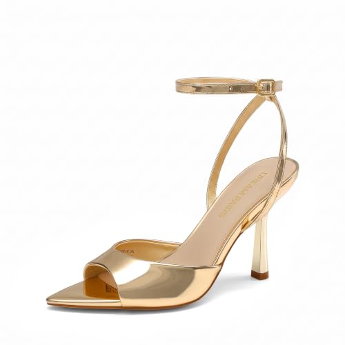 Image of DREAM PAIRS Women's Stiletto Kitten Heeled Sandals