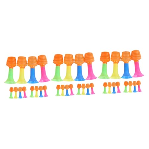 Kisangel 36 piezas Trompetas para Fiestas Juguetes de Animación para Niñas Silbatos de Ruido Mini para Entretenimiento y Infantiles