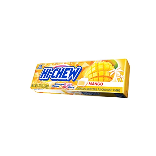 Hi-Chew Fruity Chewy Candy 50g | Mango Flavoured (1)