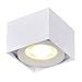 LANBOS 10W LED Faretti da soffitto,Spot light, Faretto Lampada,plafoniera moderna a soffitto e l’illuminazione da interno,Lampade da soffitto,3000K Bianco caldo,10x 7CM,aluminum (Bianco+Bianco caldo)