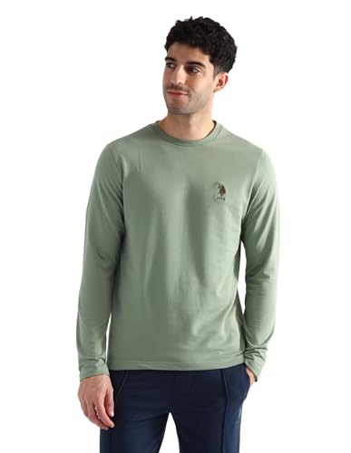 Image of U.S. Polo ASSN. Mens OEE05 Pure Cotton Oversized Lounge T-Shirt