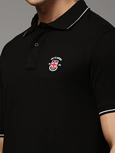 Image of ONN UK Classic Men's Premium Combed Cotton Polo Collar Half Sleeves Solid T-Shirt |