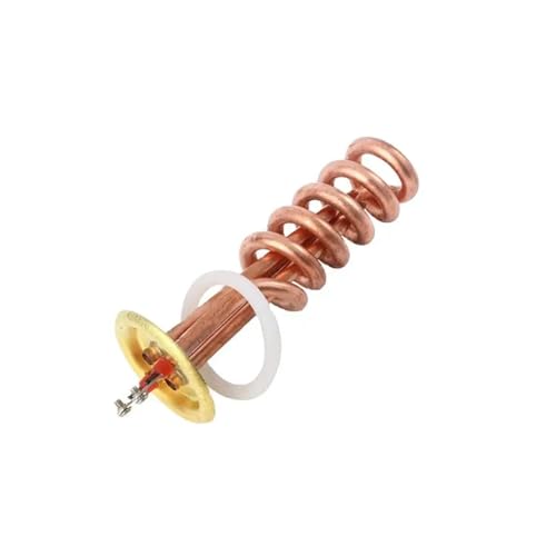 DEYINZ(小さな店) 63 ミリメートルキャップスパイラル形状赤銅発熱体 3KW 220V 電気沸騰水、水タンク用電気ヒートパイプ