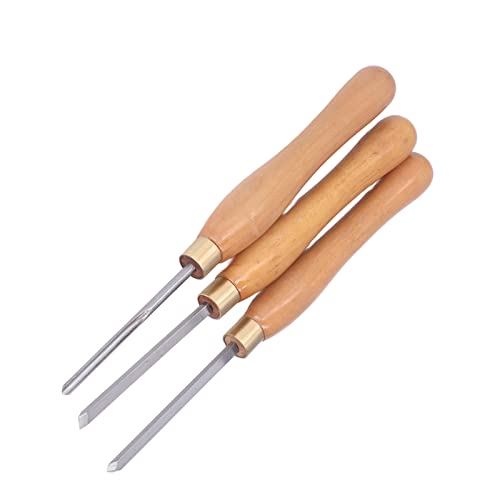 Cincel para Torno de Madera con Mango de Haya y Punta de Acero miniatura 3