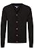 Produktbild Blend BHLennard Herren Strickjacke Cardigan Feinstrick mit V-Ausschnitt Knopfleiste Baumwollmischung Regular fit, Größe:L, Farbe:Black (70155)