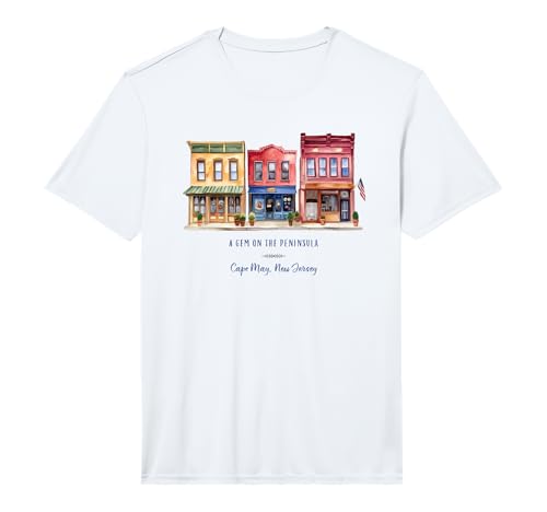 Cape May, New Jersey Country Vintage Historic Small Town Performance T-Shirt