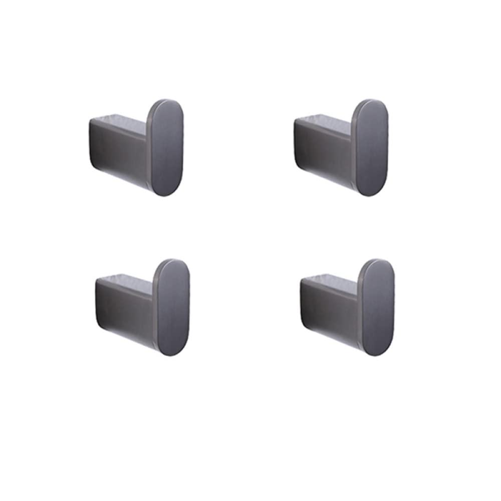Accessoires de Salle de Bain Gris Bronze, Porte-Papier et Porte-Brosse