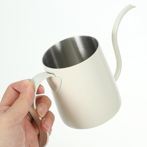 Tetera para café de acero inoxidable duradera con agarre cómodo premium 5
