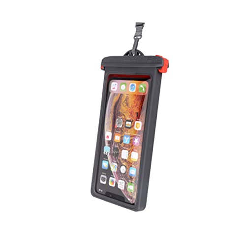 SEWACC Mobile Phone Bag Underwater Dry Cover for Swimming Beach and Pool Activities Fully Transparent Design Supports Screen Operations Grey