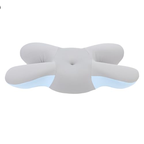 MENDUNER Almohadas Cervicales Suaves para Soporte de Cuello, Sueño Lento para Dormir, Almohadas de Espuma de Memoria de Contorno Oloroso sin Olor (Blue)