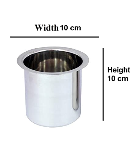 Sjeware Heavy Guage Stainless Steel Gunj (Milk Container, Boiler, Milk Pot), Size: 600 ml - Image 2