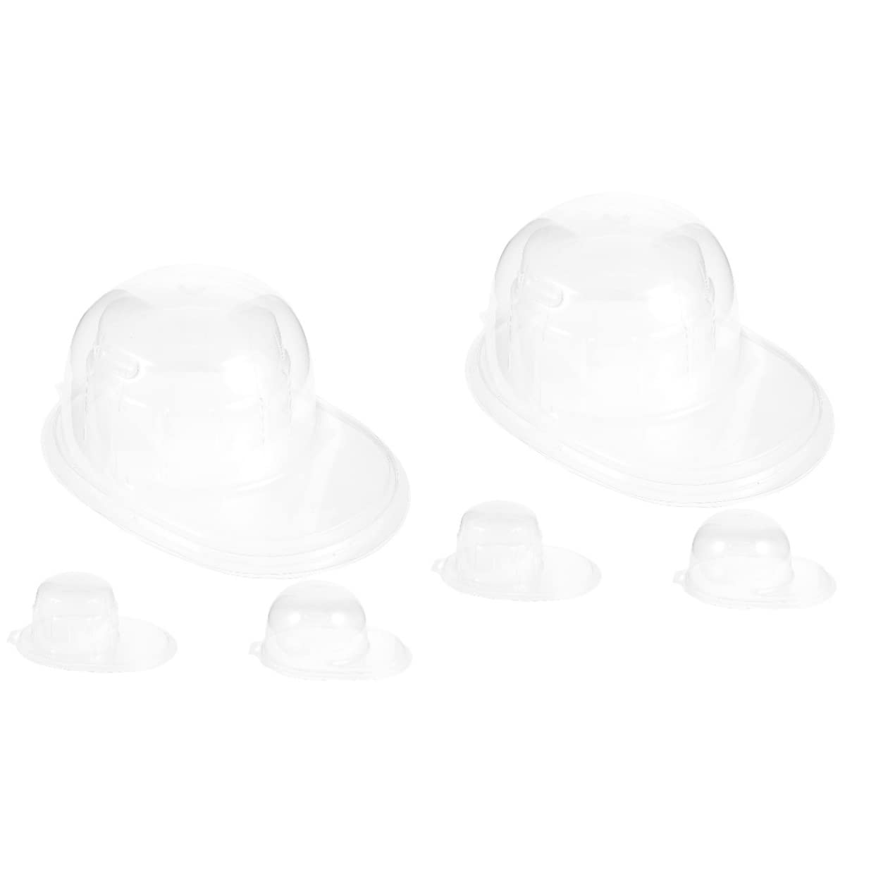 VANZACKVANZACK 2 Pcs Baseball Cap Storage Box Plastic Organizer Box Hat Box, 32x23.5cm, MP2200278CBP27BWF