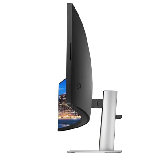 Image of HP EliteDisplay E45c G5 45 inch 5120 x 1440 DQHD Curved Monitor, with Full Dock, Ethernet, DisplayPort, Speaker and Desk Mount Stand