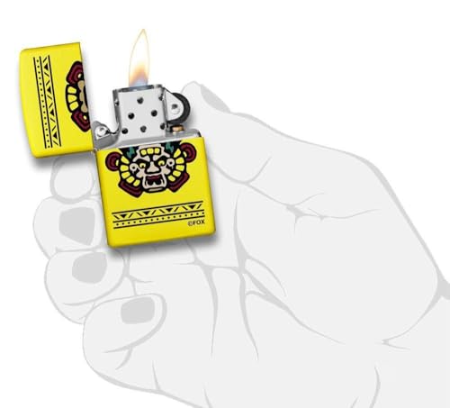Encendedor Zippo personalizado color plata resistente al viento miniatura 3