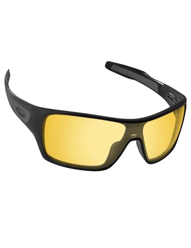 Image of Alphax Tracer Yellow Non-polarized Replacement Lenses for Oakley Turbine Rotor OO9307 Sunglasses