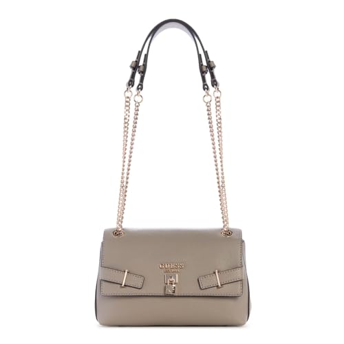 GUESS bolso bandolera de hombro Yesba en tono Dark Taupe, la sofisticación que eleva cualquier look