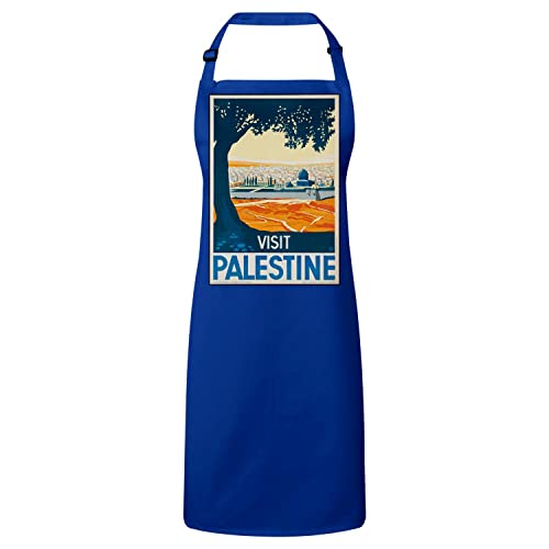 Tablier cuisine Palestine cadeau idéal style poster vintage voyage art déco