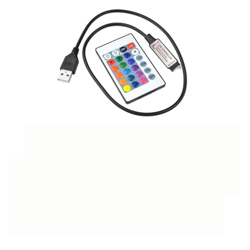 Contrôleur USB LED RVB 24 touches IR pour ruban lumineux