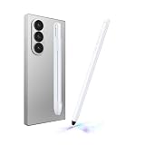 Fold 7 S Pen -Bluetooth for Samsung Galaxy Z Fold 7, Fold 6 Edition Pen, Active Capacitive Smart Pen with Remote Camera Shutter, Multi-Function Stylus（White