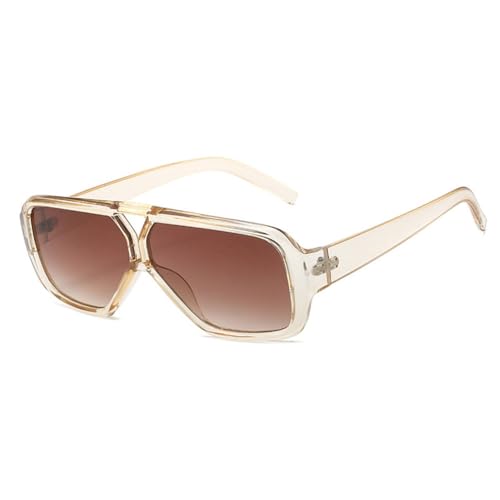 Lunettes de soleil couleur bonbon à double pont pour l'été en terrasse
