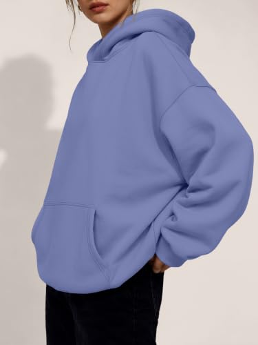Image of Trendy Queen Women Oversized Hoodies Fall Outfits | Gentle Skin Feel, Aesthetic Drop Shoulder, Large Kangaroo Pocket, Seamless Daily Outfit Match