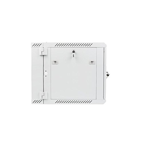 LANBERG ARMARIO Rack 19 â€ Doble SECCIÃ“N MONTAJE PARED 9U / 600X600 para AUTOARMAS (PAQUETE Plano) Gris