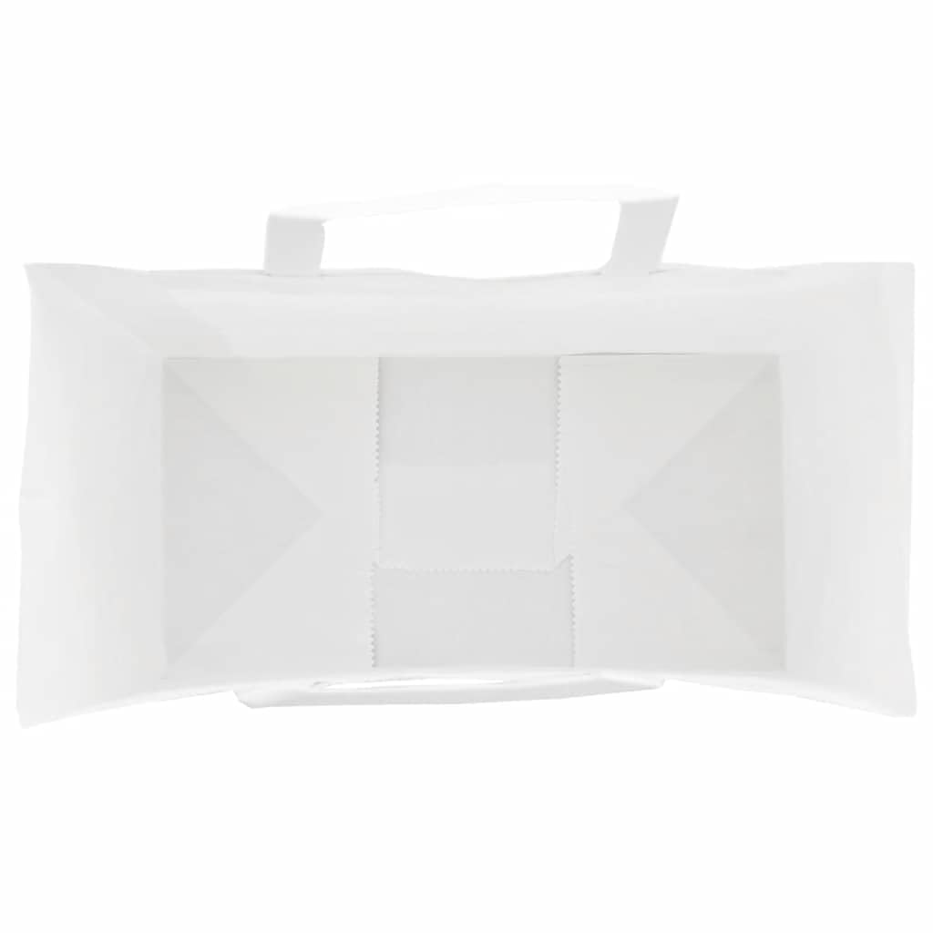 vidaXL Torby papierowe 250 szt. z uchwytami białe 32x17x25 cm