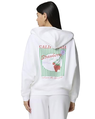Image of florence by mills Women's Cozy Crush Oversized Graphic Zip Hoodie