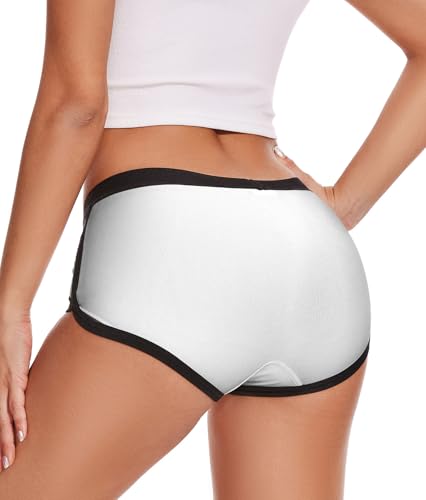 Image of Aueyan Womens Boyshorts Panties Stretchy Boxer Briefs Novelty Lounge Sleep Shorts